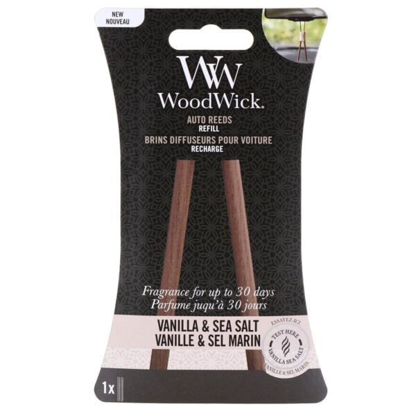 woodwick 1657116e vanilla and sea salt auto reeds refill